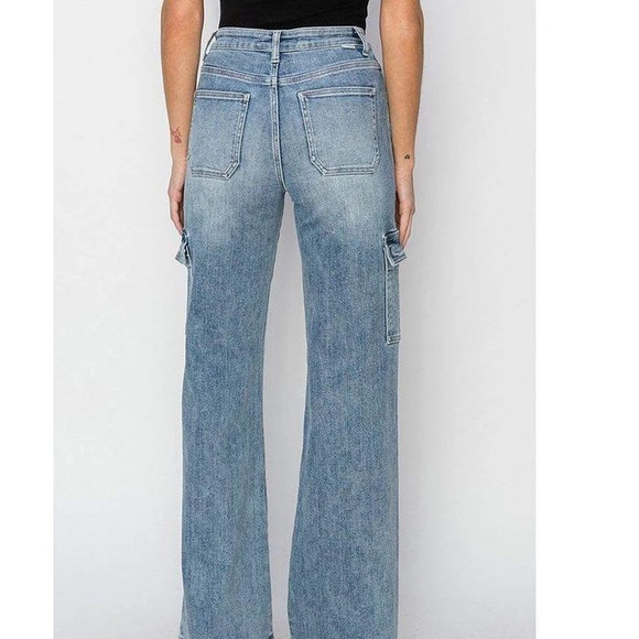 RISEN med Wash CARGO JEANS - Picture 11 of 12